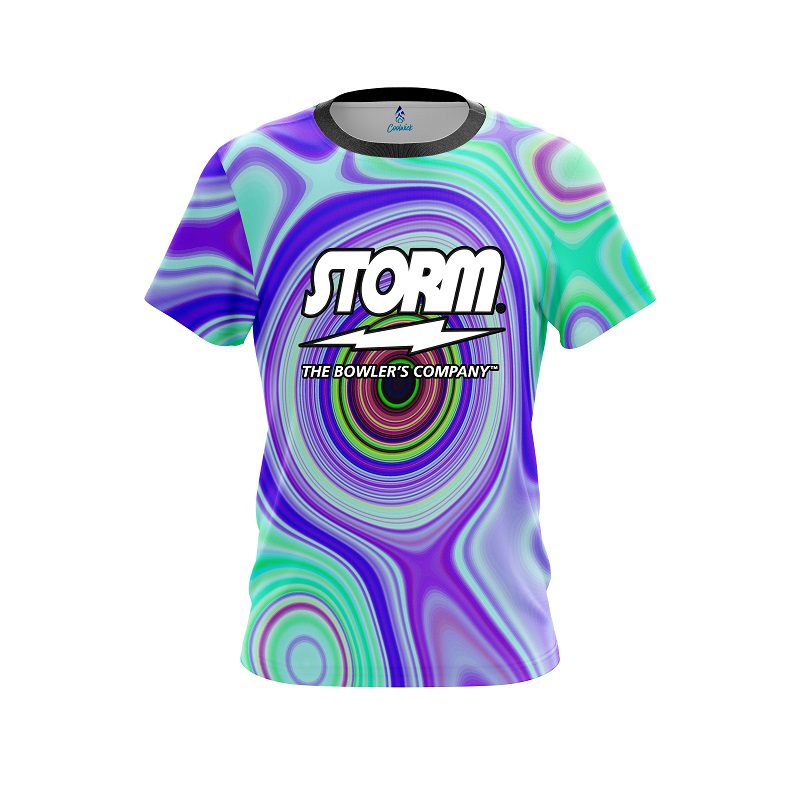 Storm Hypnotic Swirl Semi-Custom CoolWick Bowling Jersey