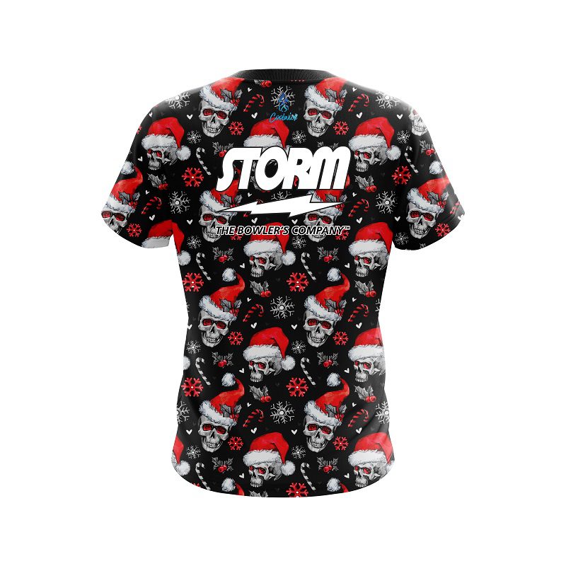 Storm Jolly Sugar Skull Semi-Custom CoolWick Bowling Jersey - Image 2