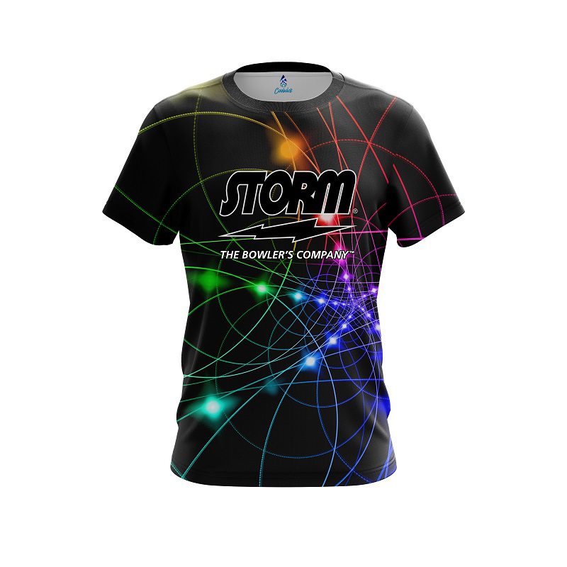 Storm Laser Effect Semi-Custom CoolWick Bowling Jersey