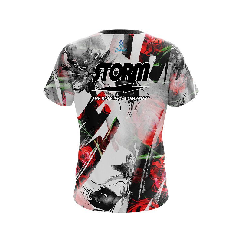 Storm Life Rose Semi-Custom CoolWick Bowling Jersey - Image 2