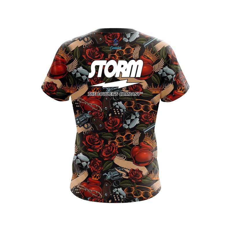 Storm Love Kills  Semi-Custom CoolWick Bowling Jersey - Image 2