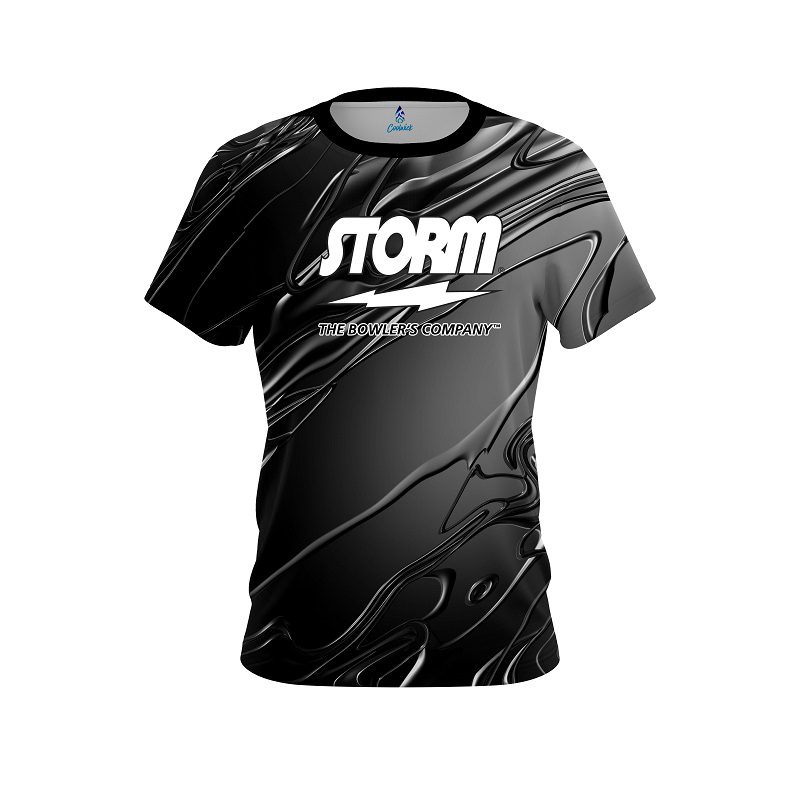 Storm Melting Silver Semi-Custom CoolWick Bowling Jersey