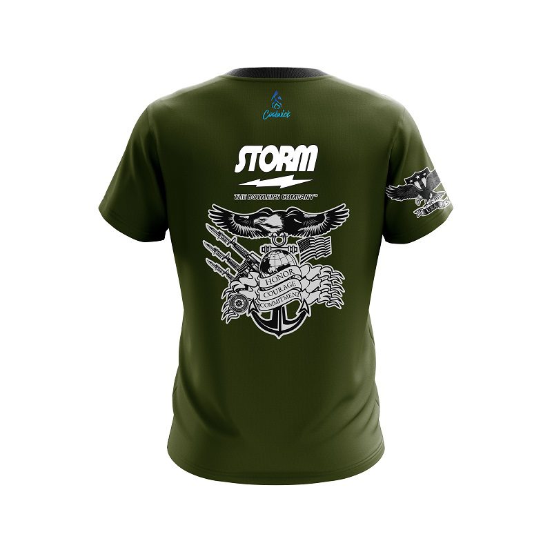 Storm Military Honor Semi-Custom CoolWick Bowling Jersey - Image 2