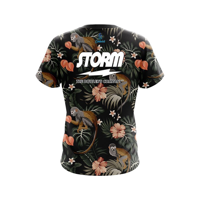 Storm Monkey Escape Semi-Custom CoolWick Bowling Jersey - Image 2