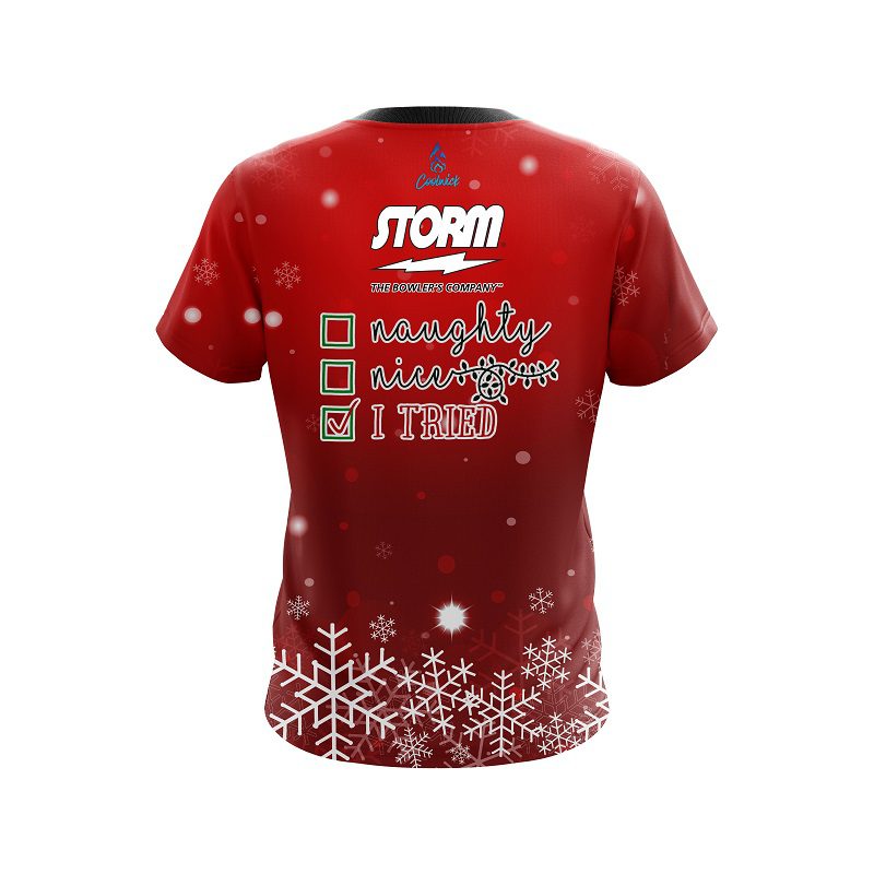 Storm Naughty Or Nice Semi-Custom CoolWick Bowling Jersey - Image 2