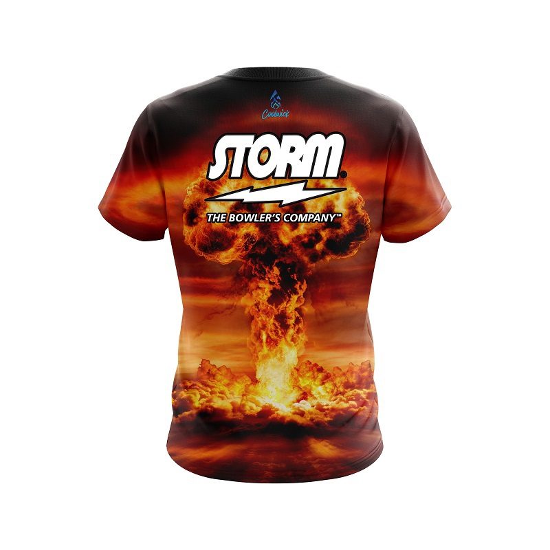 Storm Nuke Explosion Semi-Custom CoolWick Bowling Jersey - Image 2