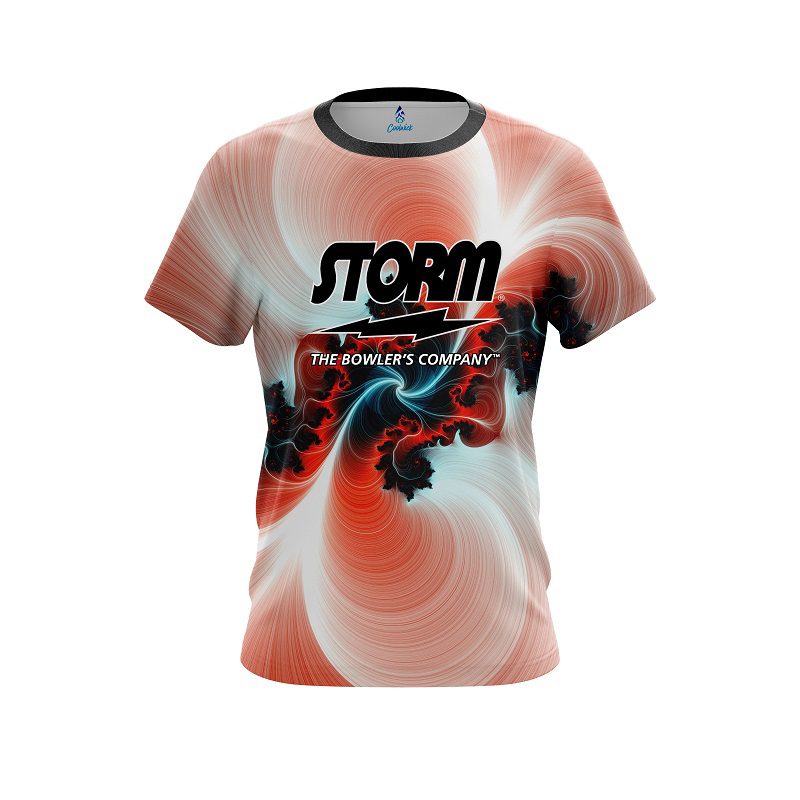 Storm Peach Motion Vortex Semi-Custom CoolWick Bowling Jersey