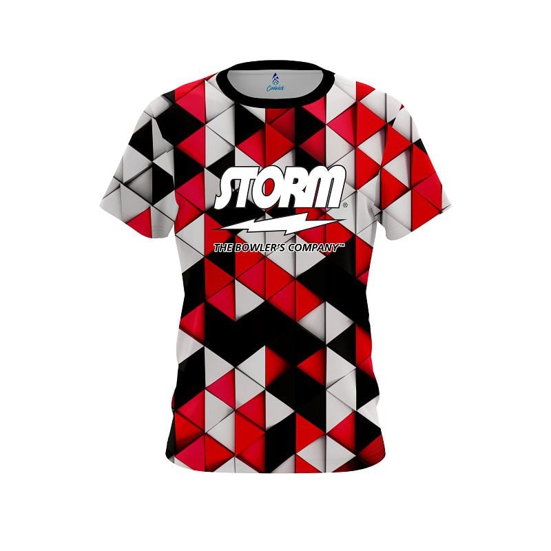 Storm Prism Red Semi-Custom CoolWick Bowling Jersey
