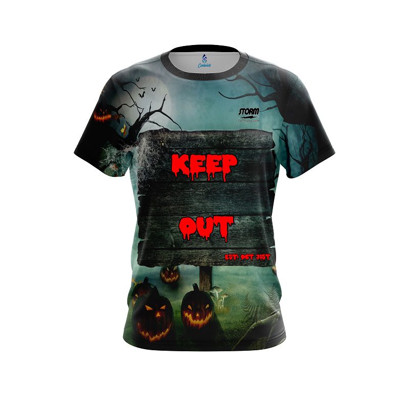 Storm Pumpkin Patch Danger Semi-Custom CoolWick Bowling Jersey