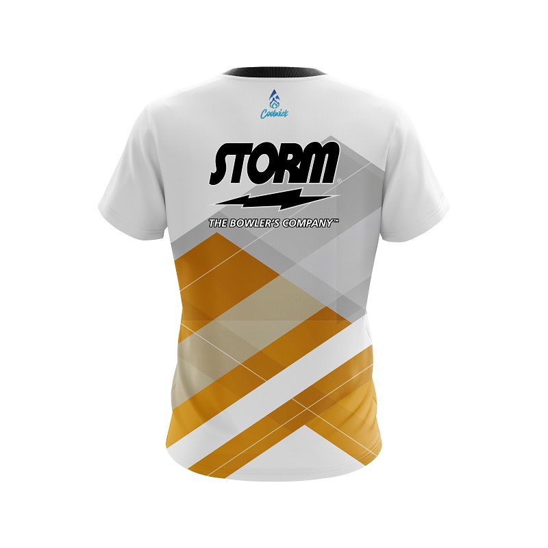 Storm Racing Orange Semi-Custom CoolWick Bowling Jersey - Image 2