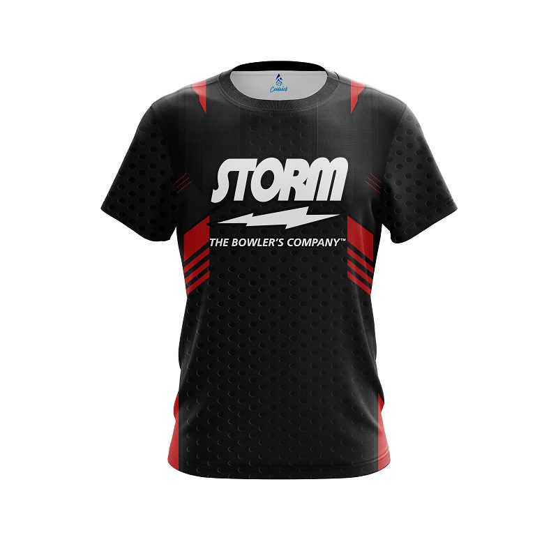 Storm Red Steel Semi-Custom CoolWick Bowling Jersey