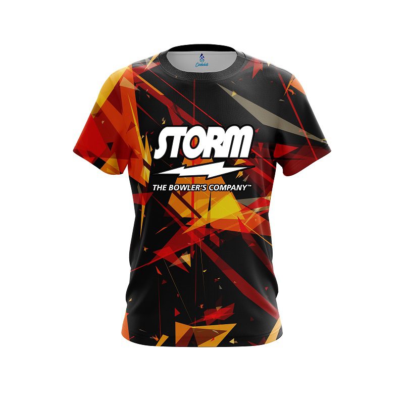 Storm Shattered Shapes Semi-Custom CoolWick Bowling Jersey
