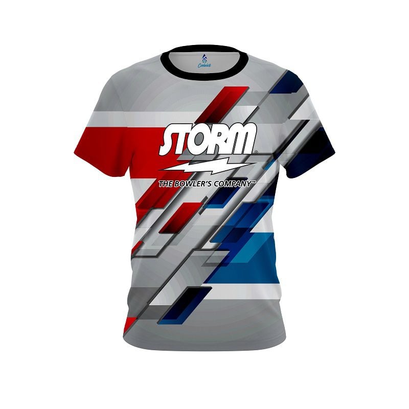 Storm Silver Swift Semi-Custom CoolWick Bowling Jersey