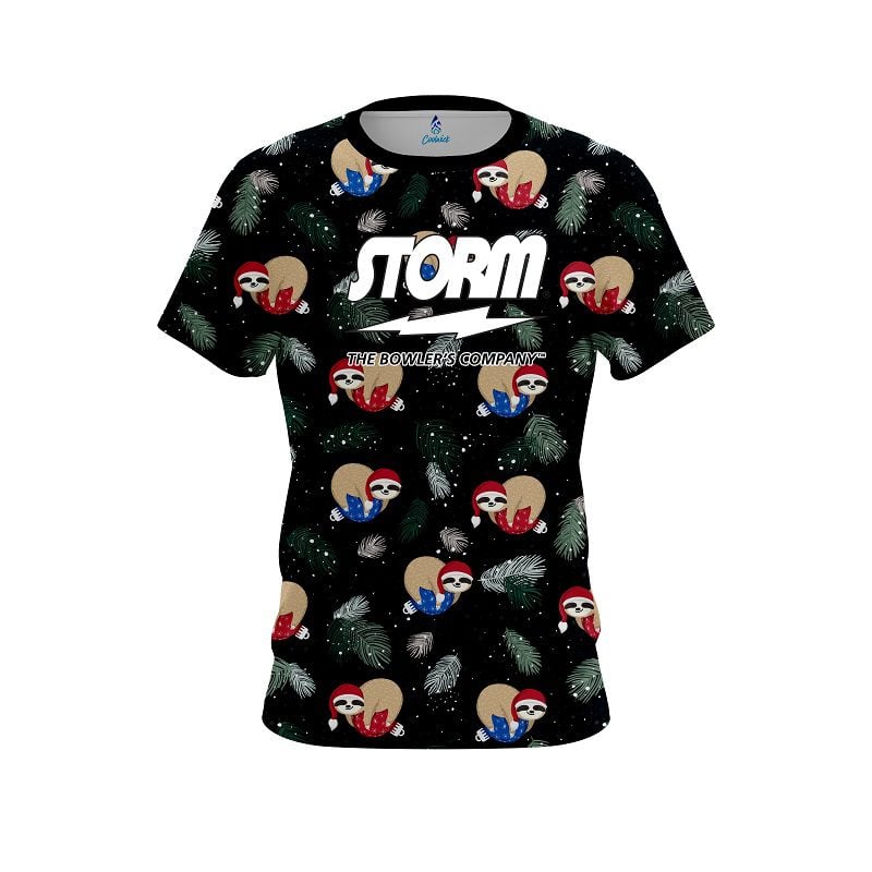 Storm Sloths Christmas Time Semi-Custom CoolWick Bowling Jersey
