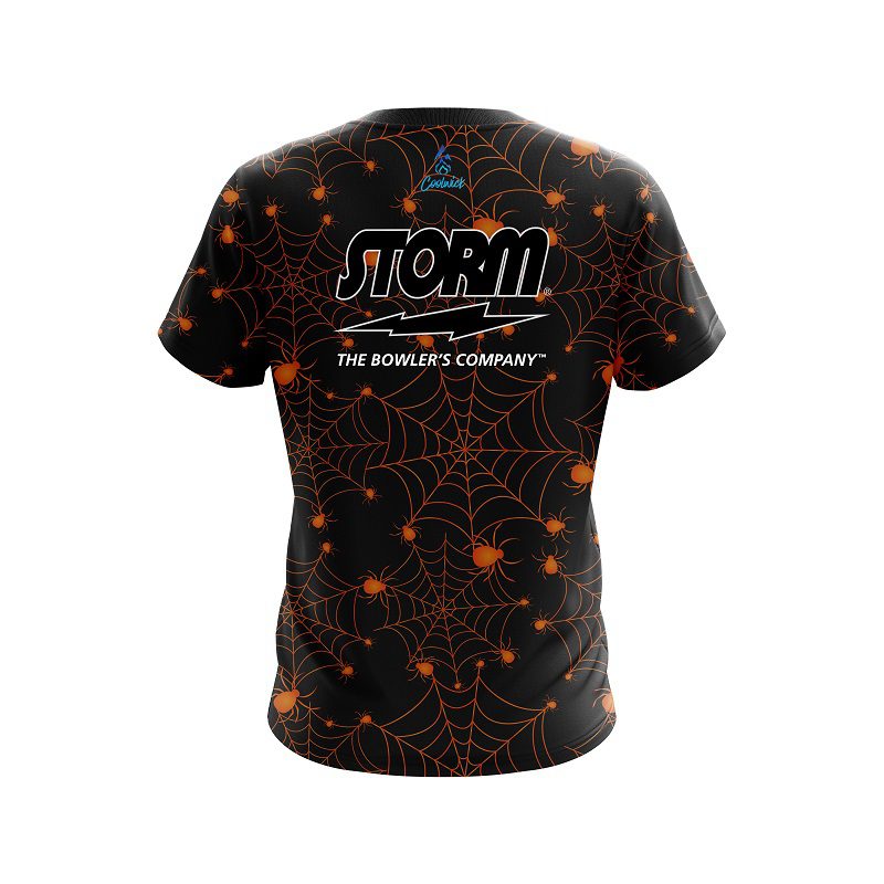 Storm Spider Web Madness Semi-Custom CoolWick Bowling Jersey - Image 2