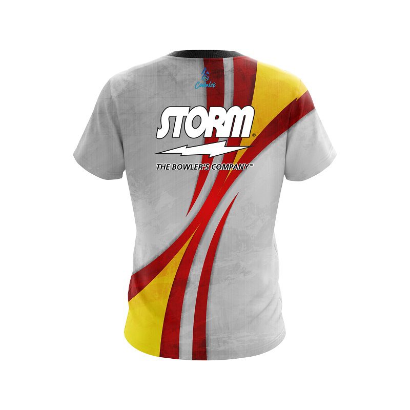 Storm Spike Red Semi-Custom CoolWick Bowling Jersey - Image 2