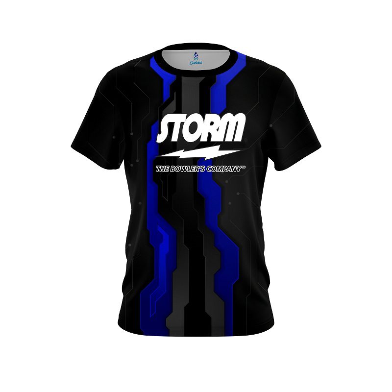 Storm Sport Technology Blue Semi-Custom CoolWick Bowling Jersey