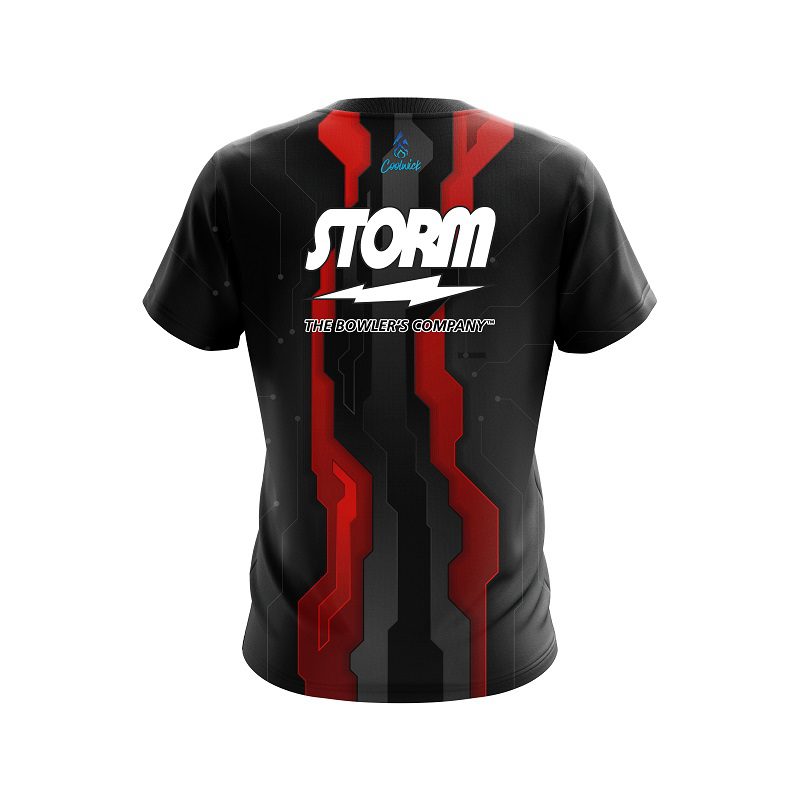 Storm Sport Technology Red Semi-Custom CoolWick Bowling Jersey - Image 2