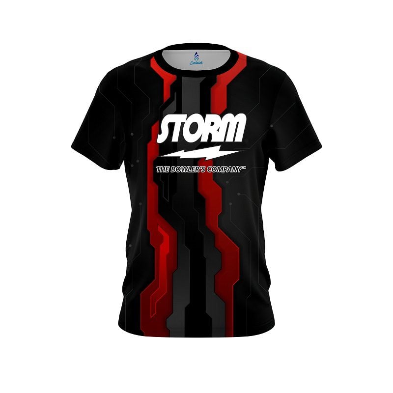 Storm Sport Technology Red Semi-Custom CoolWick Bowling Jersey