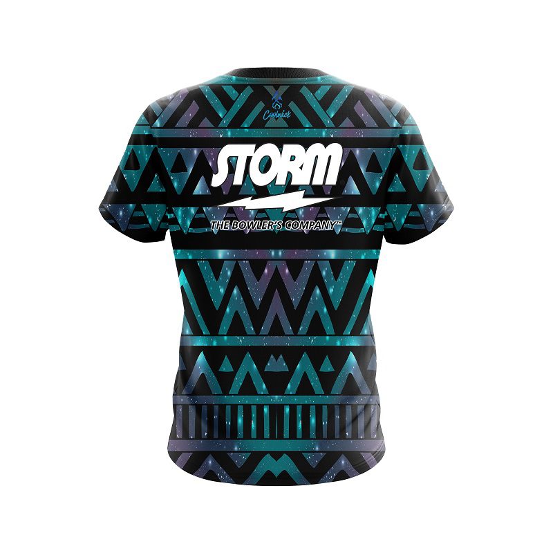 Storm Starlight Tribal Semi-Custom CoolWick Bowling Jersey - Image 2