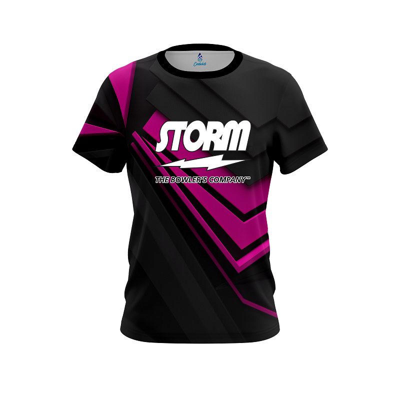 Storm Steaming Dynamic Pink CoolWick Bowling Jersey