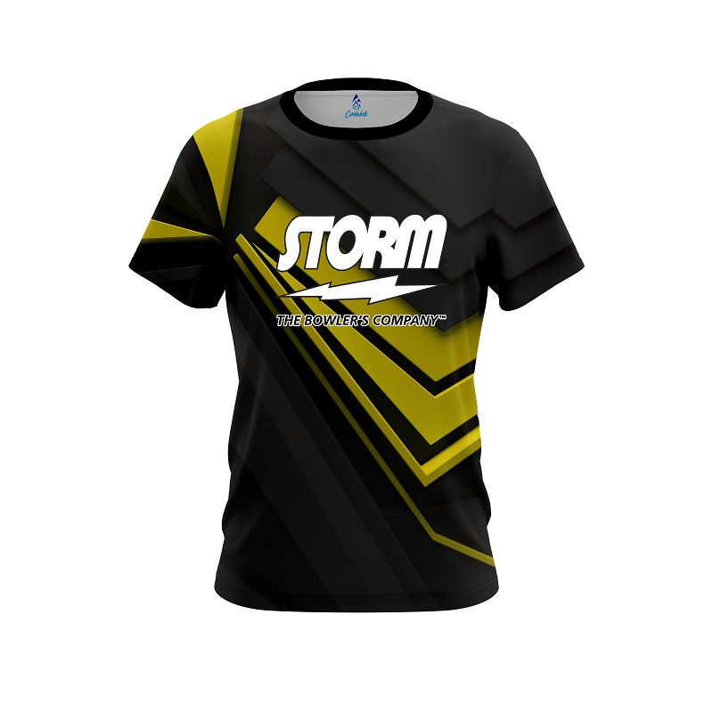 Storm Steaming Dynamic Yellow CoolWick Bowling Jersey