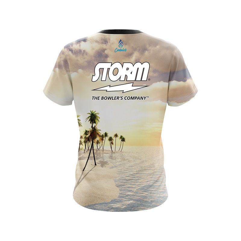 Storm Summer Island Semi-Custom CoolWick Bowling Jersey - Image 2