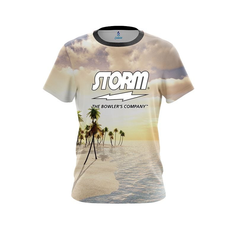 Storm Summer Island Semi-Custom CoolWick Bowling Jersey