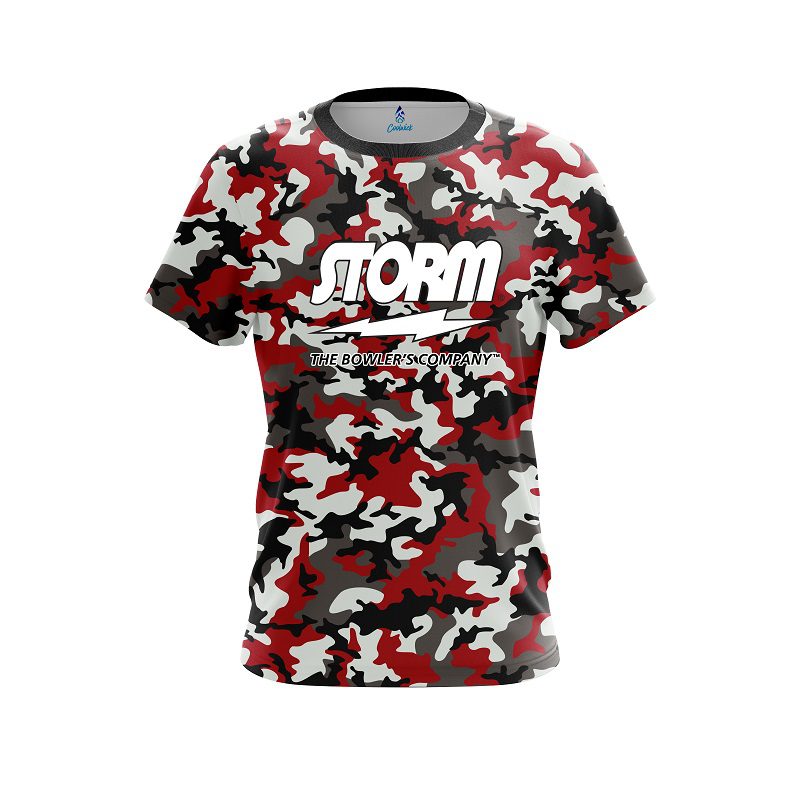 Storm Tactical Camo Semi-Custom CoolWick Bowling Jersey