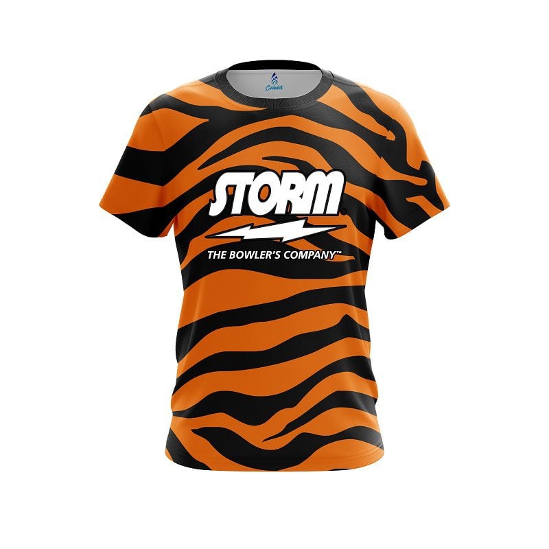 Storm Tiger Stripes Semi-Custom CoolWick Bowling Jersey