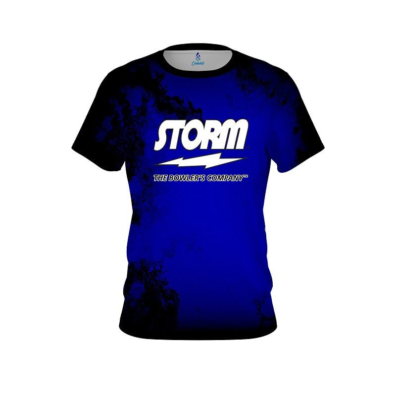 Storm Toxic Rugged Smoke Blue Semi-Custom CoolWick Bowling Jersey