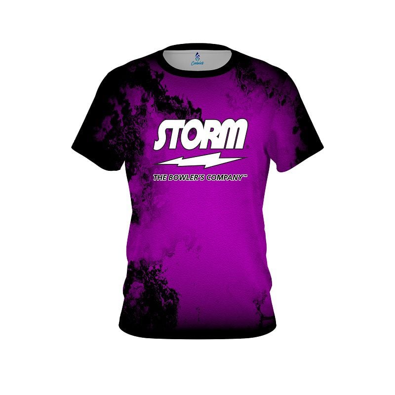 Storm Toxic Rugged Smoke Purple Semi-Custom CoolWick Bowling Jersey