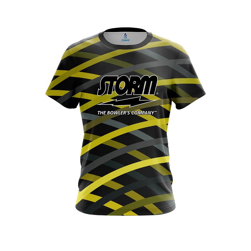 Storm Turmoil Yellow CoolWick Bowling Jersey