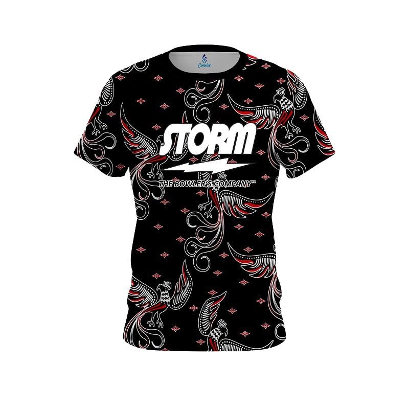 Storm Phoenix Break Red Semi-Custom CoolWick Bowling Jersey