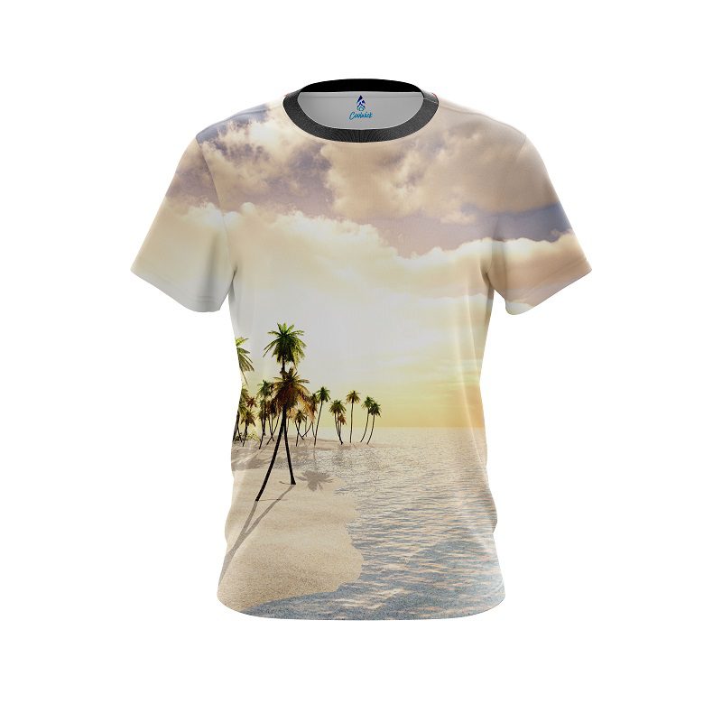Plain Summer Island CoolWick Bowling Jersey