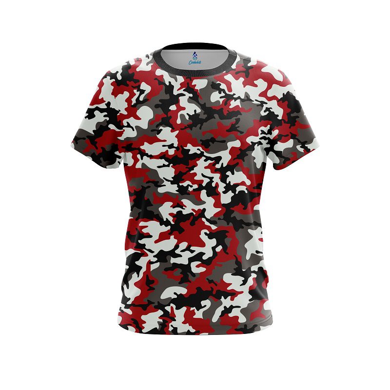 Plain Tactical Camo CoolWick Bowling Jersey