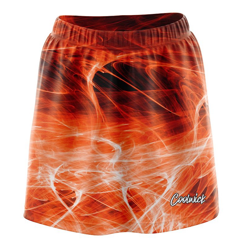 Tornado Orange CoolWick Bowling Skort