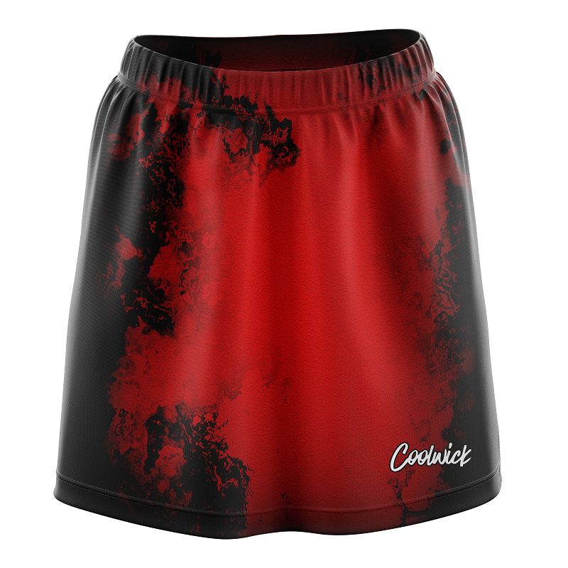 Toxic Red CoolWick Bowling Skort