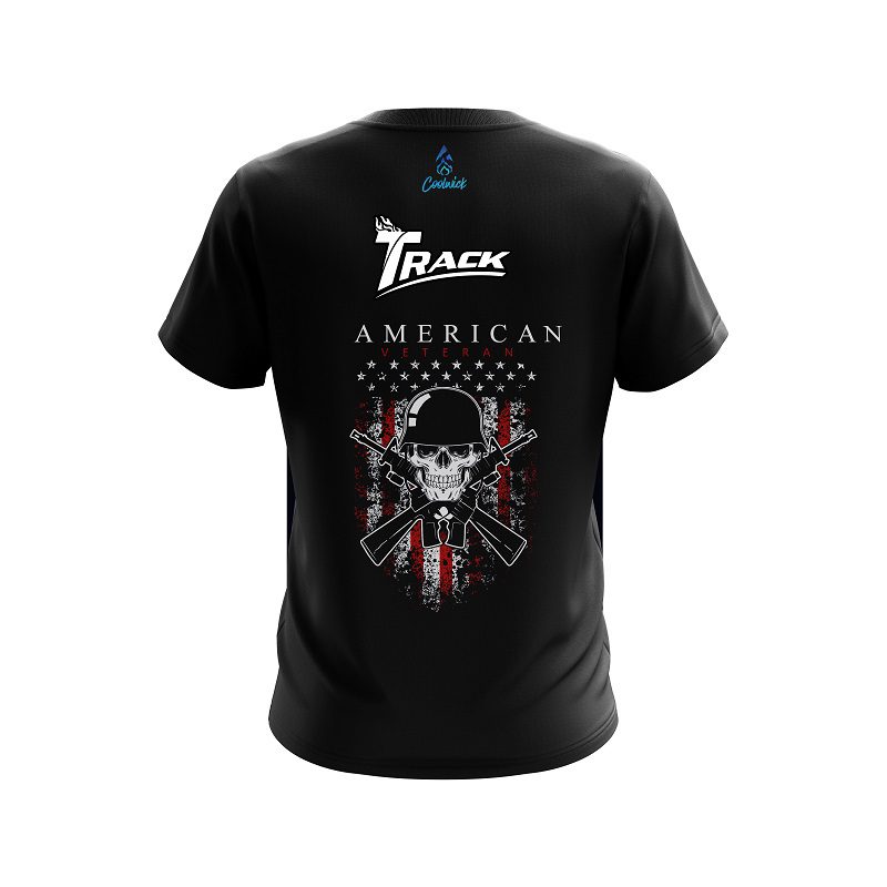 Track American Veteran CoolWick Bowling Jersey - Image 2