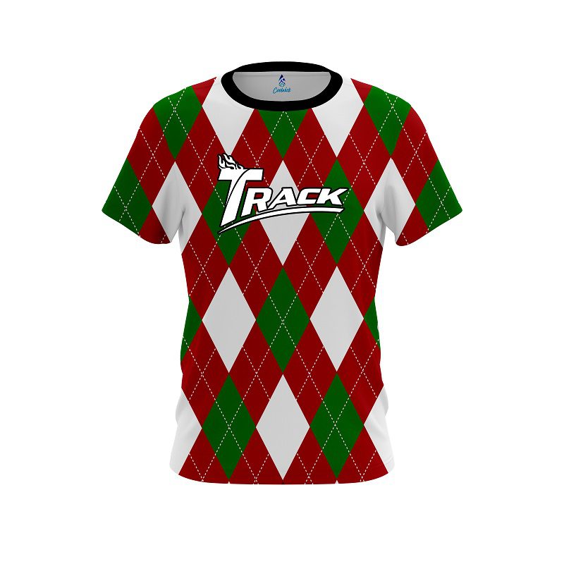Track Argyle Green CoolWick Bowling Jersey
