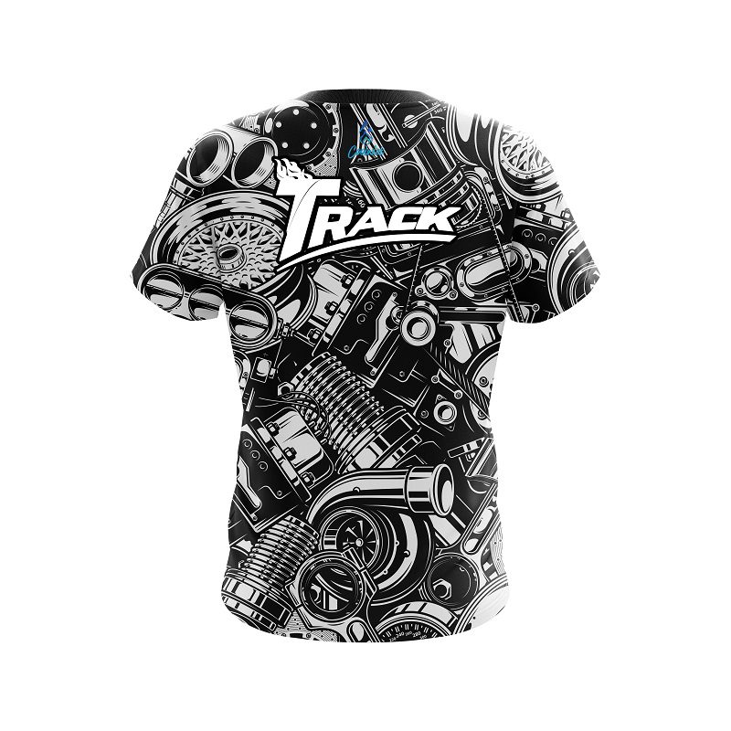 Track Auto Parts Explosion CoolWick Bowling Jersey - Image 2