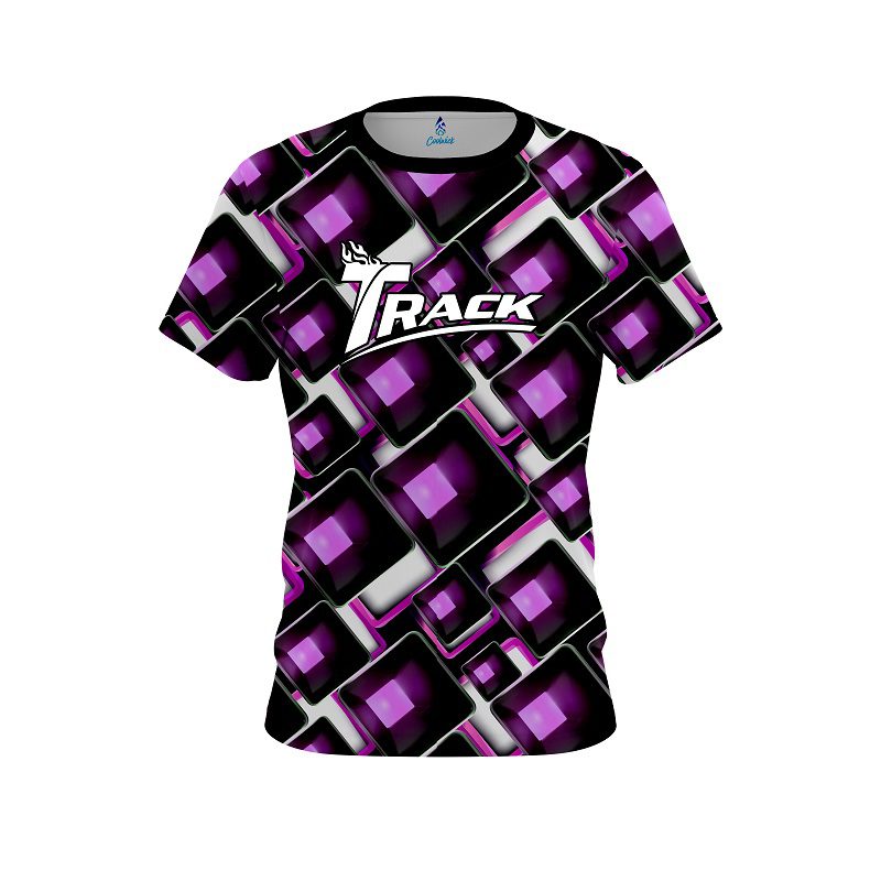 Track Conception Purple CoolWick Bowling Jersey