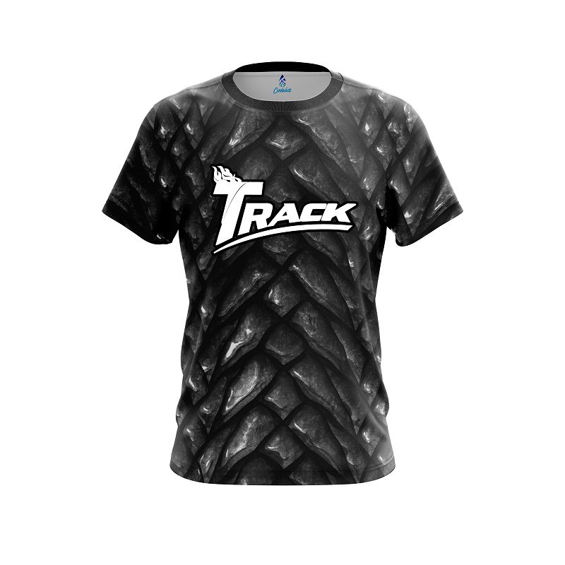 Track Black Dragon Scales CoolWick Bowling Jersey