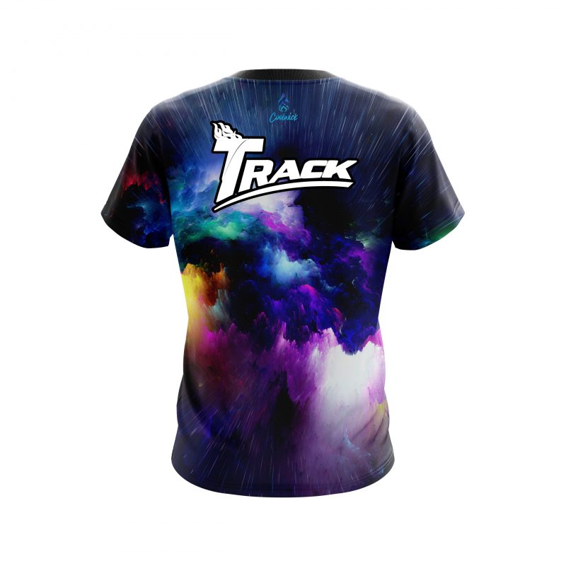 Track Electrical Burst CoolWick Bowling Jersey - Image 2
