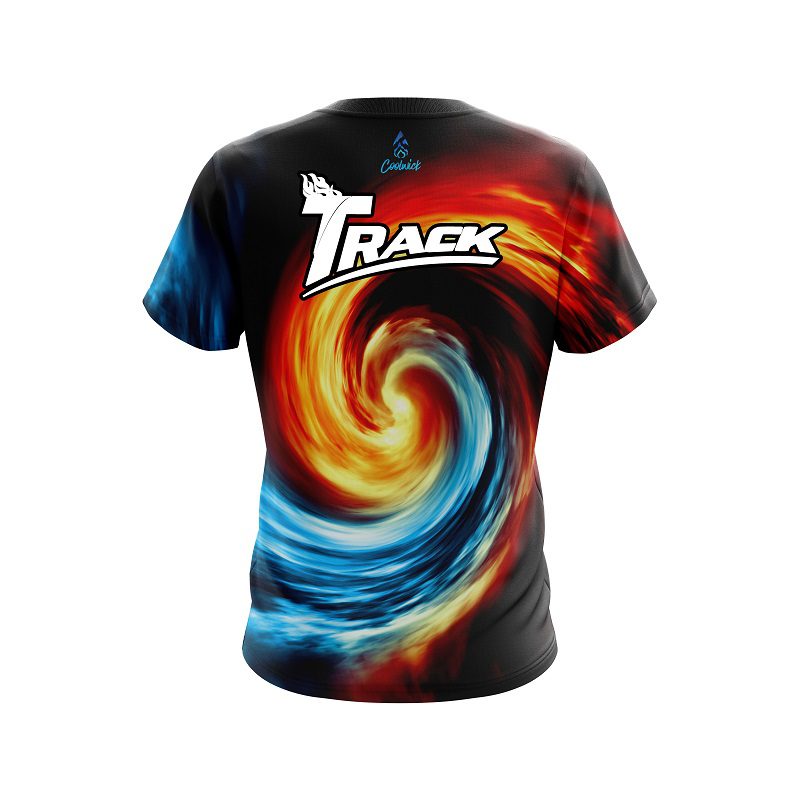Track Fire And Ice Vortex CoolWick Bowling Jersey - Image 2