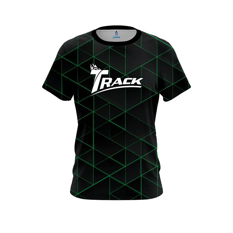 Track Geo Green CoolWick Bowling Jersey