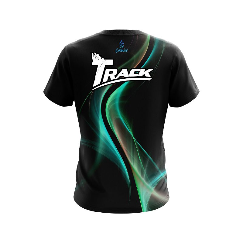 Track Glowing Wave CoolWick Bowling Jersey - Image 2