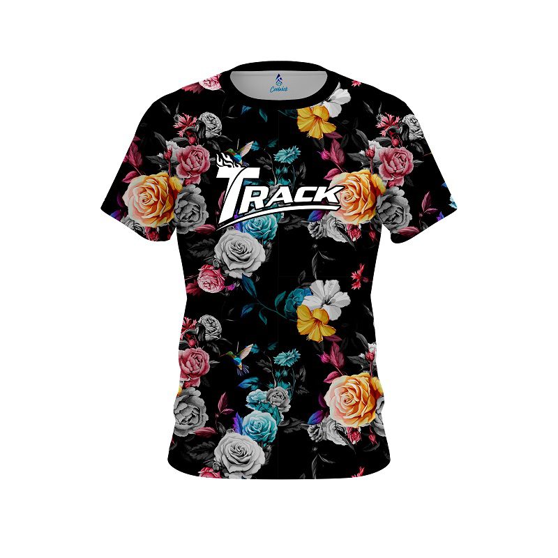 Track Hummingbird Watercolor Art CoolWick Bowling Jersey