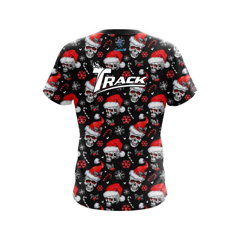 Track Jolly Sugar Skull CoolWick Bowling Jersey - Image 2