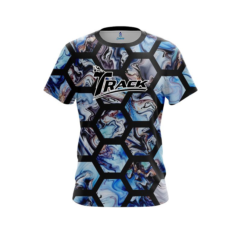 Track Marble Hex CoolWick Bowling Jersey